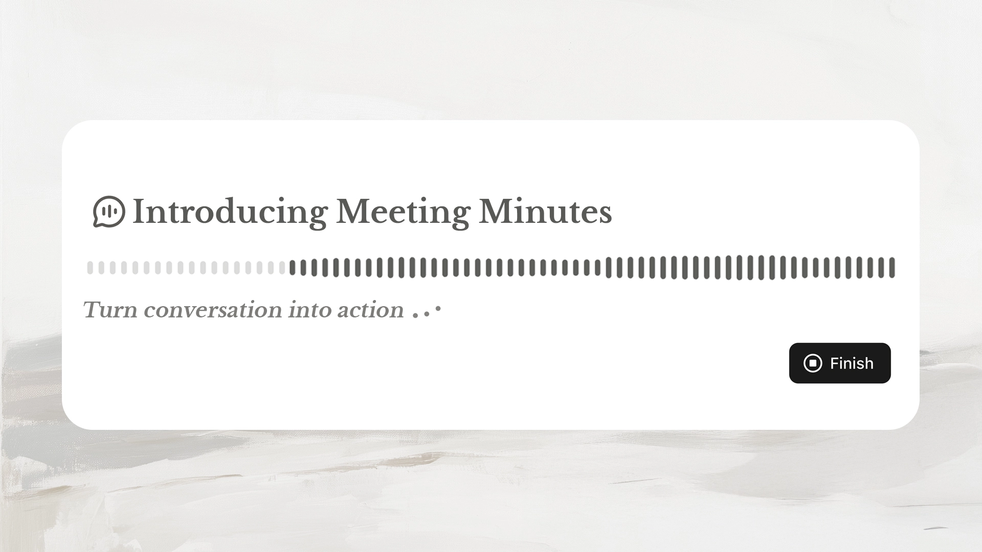 Meeting Minutes 소개
