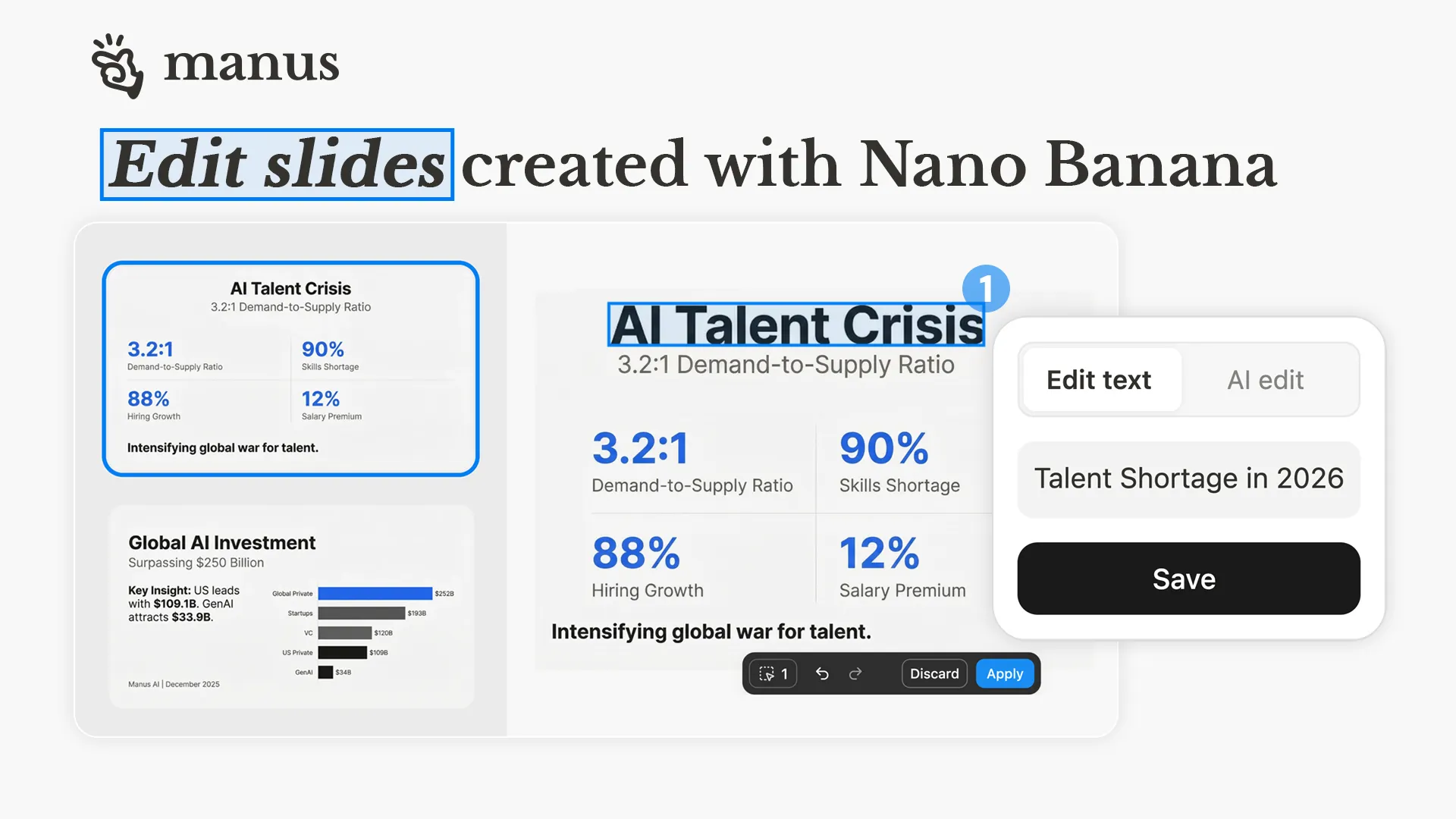 Nano Banana Pro로 만든 슬라이드를 이제 편집할 수 있습니다—AI 프레젠테이션 분야 최초