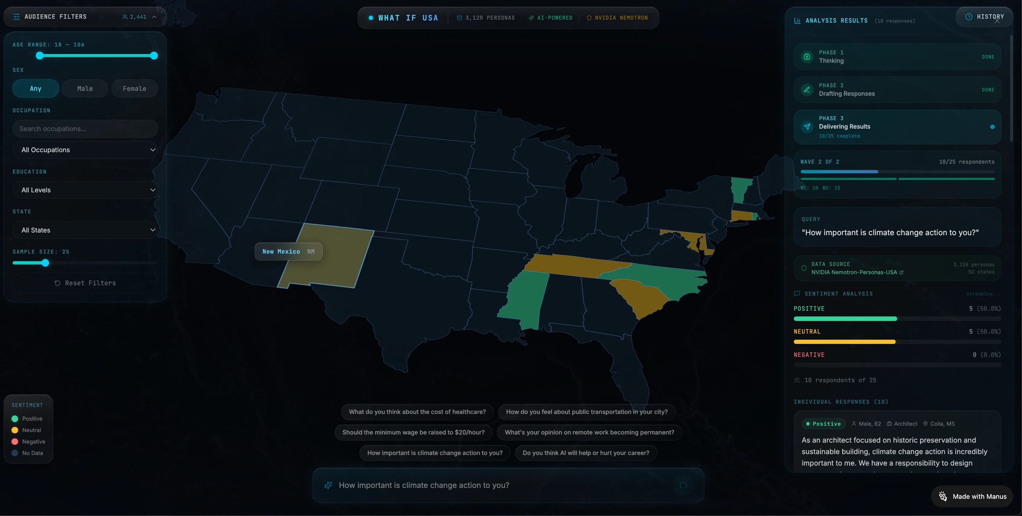 Market Research: Interactive Persona Exploration